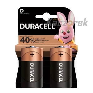 Bateria Duracell - D - LR20 - 2 szt. - blister
